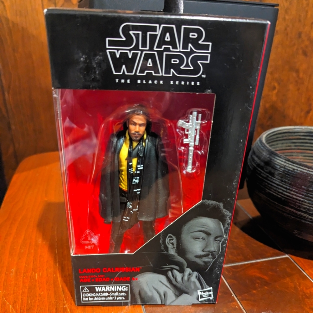 Star Wars Black Series- Lando Calrissian (Donald Glover) Action Figure- NWOT